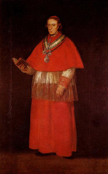 Francisco de Goya Portrait of Cardinal Luis Marea de Borben y Vallabriga Germany oil painting art